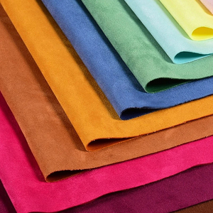 Tessuto scamosciato spesso in maglia alta elasticizzata lavorato a maglia per cucire abbigliamento top gonne morbide - Product Image 2