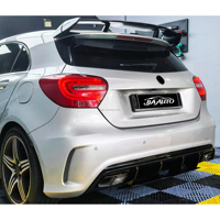 Nouveau pour W176 Classe A 2012-2017 : Kit de pare-chocs à clipser A45S AMG avec clips - Spoiler avant/arrière