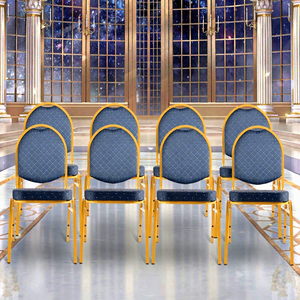 Chaise <span class=keywords><strong>de</strong></span> <span class=keywords><strong>salle</strong></span> à manger stable en métal et tissu <span class=keywords><strong>de</strong></span> style marocain pour hôtel, <span class=keywords><strong>mariage</strong></span>, événement, <span class=keywords><strong>salle</strong></span> <span class=keywords><strong>de</strong></span> banquet, design moderne - Product Image 1