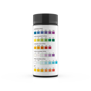 Bandelettes de <span class=keywords><strong>test</strong></span> d'eau salée au chlorure de sodium Bandelettes de <span class=keywords><strong>test</strong></span> à 6 voies pour bain à remous et spa nitrate de nitrite pour eau chaude - Product Image 3