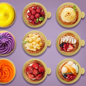 Vòng Tròn các tông dày bánh cơ sở bánh giấy tấm vòng tròn các tông cơ sở tráng miệng Hội Đồng Quản trị mỡ Mousse bánh Hội Đồng Quản Trị - Product Image 5