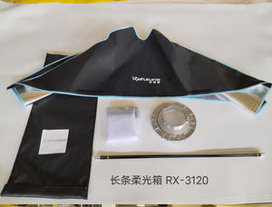 Boîte rectangulaire en métal pour montage Bowens, 30x120cm, boîte rectangulaire pour studio de photographie, studio <span class=keywords><strong>photo</strong></span> flash - Product Image 5