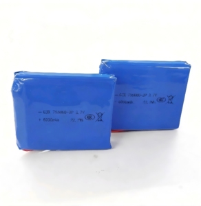 <span class=keywords><strong>Batterie</strong></span> polymère souple 755060, <span class=keywords><strong>batterie</strong></span> au lithium 3.7V 7.4V 6000mAh, pack <span class=keywords><strong>de</strong></span> batteries Lipo, vente en gros - Product Image 3