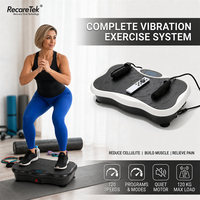 Crazy Fit Massage 200W Handelsvibrationsplatte Trainingsgerät Gewichtsverlust-Plattform Vibrierende Mini-Fitness-Heimtrainer für Gesundheit und Schlankheit