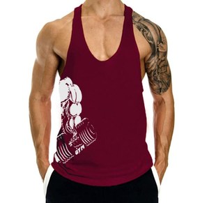 Camiseta sin Mangas, Chaleco Deportivo Holgado y Transpirable para Hombre, Tendencia de Verano, para Correr, Hacer Ejercicio, Deportes - Product Image 3