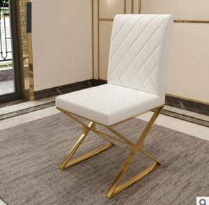 Silla de Comedor de Lujo Nórdico para Sala de Estar, Silla Moderna Minimalista Estilo Red Book - Product Image 2