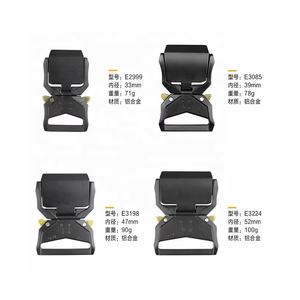 Collar de perro de nailon universal ajustable de 38mm de Liberación lateral rápida de Metal 45mm 7075 hebilla de cinturón de aluminio - Product Image 4