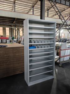 خزانة تخزين فولاذية مخصصة من المصنع، خزانة ملفات معدنية بدون باب، أثاث مكتبي للمدارس والمساكن الجامعية والمستشفيات - Product Image 5