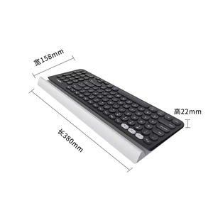 Mới Cho K780 Kích Thước Đầy Đủ Siêu Mỏng Nhựa Ergonomic Không Dây <span class=keywords><strong>Keyboard</strong></span>-2.4Ghz Lập Trình Combo Bàn Phím Cho Máy Tính Xách Tay - Product Image 3