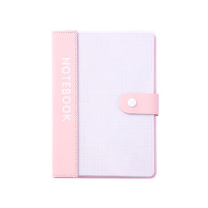 Carnet de notes DELIJIA A5 imprimé, style girly, en cuir PU souple, reliure cousue, logo personnalisé, 96 feuilles, cadeau - Product Image 1