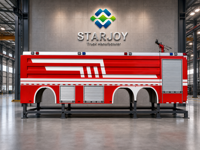 Camion de pompiers 8x4 de 25 tonnes avec benne à eau et mousse de 25 000 L, réservoir en acier inoxydable 304 de 21 000 L pour eau et 4 000 L pour mousse, pompe à incendie et lance de lutte contre l'incendie de 70 m
