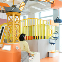 Jeu de construction sur le thème du chantier, maison de jeu de construction, équipement de terrain de jeu intérieur souple, jeu de rôle pour enfants