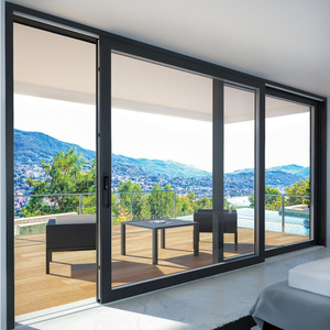 Prix de gros pour <span class=keywords><strong>porte</strong></span> <span class=keywords><strong>coulissante</strong></span> de balcon/<span class=keywords><strong>plafond</strong></span> avec rail invisible, cadre étroit. - Product Image 4