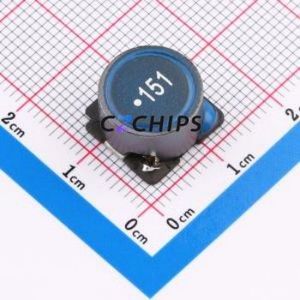 ตัวเหนี่ยวนำไฟฟ้าแบบ SMD รุ่น SMDRS1275-151N ขนาด 12.5x12.5 มม. (ค่าความเหนี่ยวนำ: 150uH) (ความแม่นยำ: 30%) (กระแสไฟฟ้าที่กำหนด: 1.5A) - Product Image 1
