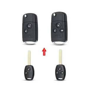 Intelligente Karte Smart Ersatz Remote Fob 3 Taste 434 MHz 47 Chip Auto Schlüssel Shell für Honda Accord 2012 - 2015