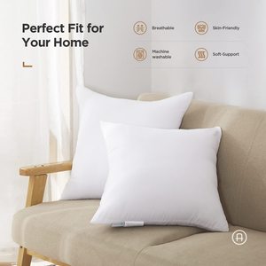 High Quality Wholesale Custom <strong>Square</strong> White 100% Polyester Cushion <strong>Insert</strong> Throw <strong>Pillow</strong> - Product Image 2