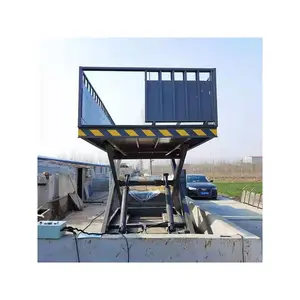 ODM Electro-Hydraulic Fixed Scissor Lifting Platform For Loading and Unloading Livestock