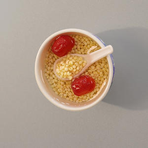 Aimants créatifs pour réfrigérateur, <span class=keywords><strong>mini</strong></span>-bols de dessert DIY, jouets alimentaires personnalisés, autocollants magnétiques pour réfrigérateur en forme de haricot mungo et de riz glutineux - Product Image 6