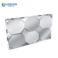 16:9 Écran LED intérieur à petit pixel Écran LED 4K 8K 600x337.5mm Armoire en aluminium moulé sous pression Service avant P1.25