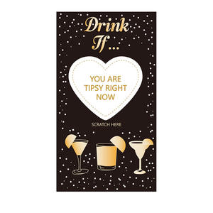 بطاقات 40 Bachelorette لحفلات الشرب ، بطاقات لحفلات الزفاف ، بطاقات السحب ، رسم بطاقات الخدش - Product Image 3