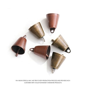 Các Nhà Sản Xuất Bán Buôn Retro Phong Cách 9 cái/bộ Giáng Sinh Cây Chuông Mặt Dây Chuyền Tự Làm Trang Trí Nội Thất Kim Loại Sừng Chuông - Product Image 2