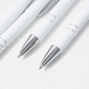 Venta caliente promocional nuevo multifunción Ball Stylus bolígrafo de pantalla táctil suave 2 en 1 con bolígrafos de Metal con logotipo personalizado - Product Image 4
