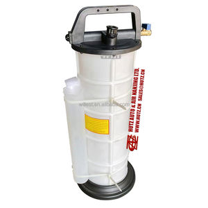 Extracteur de fluide de vidange d'huile de <span class=keywords><strong>voiture</strong></span> HUTZ 9L, <span class=keywords><strong>pompe</strong></span> pneumatique de vidange d'huile usagée X3090PD, <span class=keywords><strong>pompe</strong></span> de vidange d'huile de transmission automobile, purgeur - Product Image 1