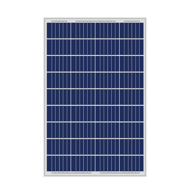 Monocrystalline 12v PV Modules 18V 36 Cell Solar Panels 80w 100w 120w 150w Poly