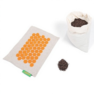 Akupunktur-esterilla de masaje de espalda de acupresión corporal, ecológica, de algodón de coco y lino, akkupressur mate - Product Image 6