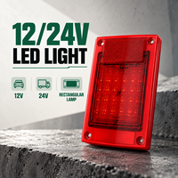 Feu arrière de camion HSSH 50 LED 12V 24V, feu combiné arrière avec boîtier GPPS pour camion, remorque, véhicule utilitaire