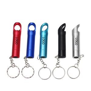 2026 Wholesale Multifunctional Aluminium Alloy Bottle Opener <b>Mini</b> <b>Led</b> Powerful Torch <b>Light</b> - Product Image 2