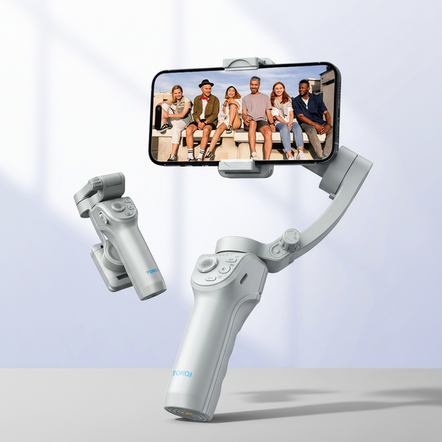 M01 Hot-selling Ai Selfie Stick 360 Rotation Auto Face Tracking Smart Mobile Phone 3-axis Gimbal Stabilizer for iPhone Samsung