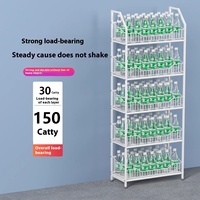 Ausstellungsständer Supermarktregal Weinregale Einkaufswagen Verkaufsregale Vitrine Metallisch Leichtgewichtig Schnelle Installation