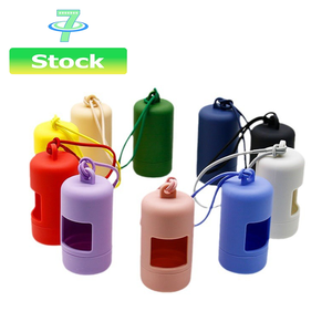 7D Spot Merde Sac Titulaire Distributeur Pliable Portable pour Chiens 9.5x4.5cm 30g ABS Voyage Produit Rose Vert Lightblue Violet Jaune - Product Image 4