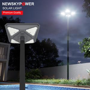 Lámpara Solar de Poste con Sensor Óptico de <span class=keywords><strong>Anochecer</strong></span> a <span class=keywords><strong>Amanecer</strong></span> Todo en Uno MJ-SA2000, Batería de Gran Capacidad, Iluminación Exterior para Jardín - Product Image 3