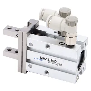 Mhz2-6/10/16/20/25/32/40d robot Air Claw Pneumatic Cylinder parallel pneumatic air gripper