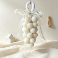 Savon suspendu Macaron Cristal Raisin, Boîte cadeau personnalisée, Souvenir de fête d'anniversaire, Vente en gros