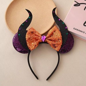Nouveaux serre-têtes pour fête d'Halloween 2026 : Accessoires de costume et de photographie à thème Halloween pour enfants – Serre-têtes avec nœuds - Product Image 5