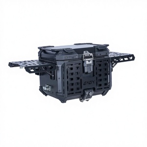 Boîte à bagages multifonctionnelle ADV Lock 55L en alliage d'aluminium pour <span class=keywords><strong>moto</strong></span>, noire, fabriquée en Chine - Product Image 1