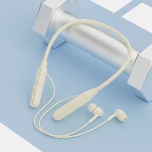 新型超長バッテリー寿命Hi-FiステレオイヤホンBTネックバンドワイヤレスイヤホン、スポーツ、フィットネス、旅行に最適 - Product Image 3