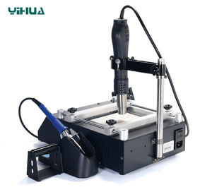 สถานีบัดกรีอเนกประสงค์ Xtester 853AAA+ พร้อมหัวแร้งบัดกรี ปืนลมร้อน และเครื่องมือถอดบัดกรี สำหรับงานซ่อมอิเล็กทรอนิกส์ - Product Image 1
