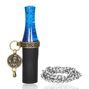 Punte per bocca di narghilè fatte a mano in metallo Silicone Shisha Chicha bocchino con punta filtrante con collana - Product Image 5