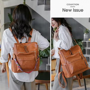 Mochila Casual Personalizada para Mujer, de Gran Capacidad, Impermeable, Transpirable, de PU, para Exteriores, para la Escuela - Product Image 6