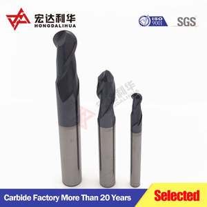 Fresa de doble filo CNC para trabajar la madera, fresa esférica, brocas de router esféricas - Product Image 3