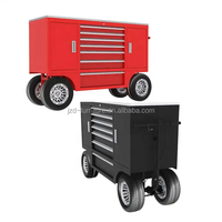 2025 JZD boîte à fosse personnalisée nouveau Design roulant Portable boîte à outils de course en métal acier plan de travail chariots pour le stockage et l'utilisation en atelier