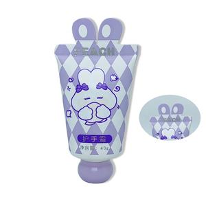 Paquet de crème pour les mains de lavage du visage pour enfants Tube en plastique d'étanchéité d'extrémité d'oreille de <span class=keywords><strong>chat</strong></span> incurvé mignon avec rabat en spirale - Product Image 3