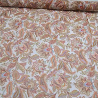 Le plus récent en stock impression Paisley Design Chic fleurs matériel naturel soie Georgette tissu GGT pour femmes vêtements vêtement châle