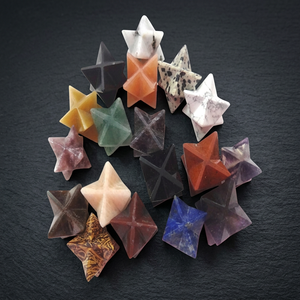 Étoile de Merkaba en Aventurine Verte Naturelle, Pierre de Guérison Sculptée en Cristal pour la Décoration de la Maison et le Reiki - Product Image 6