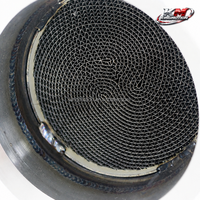 Tuyau d'échappement haute performance en acier inoxydable KM SS304 Heat Shield Euro 6 Catalytic Downpipe pour McLaren 570S 3.8T