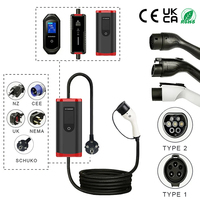 Nouveau chargeur EV portable intelligent 32A IP65 Type 2 pour usage domestique